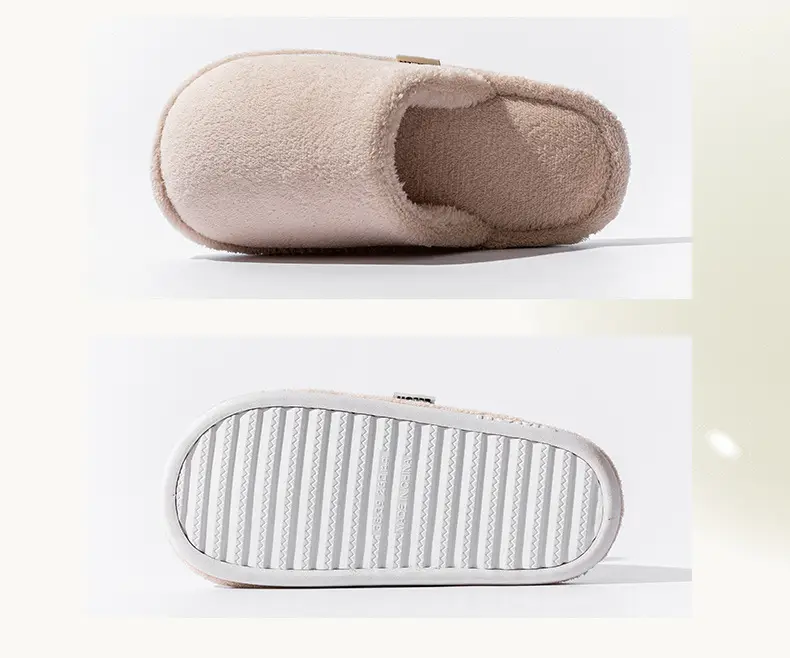 Pink Cotton Slippers for Women Winter Home Warm Non-Slip — feature 15
