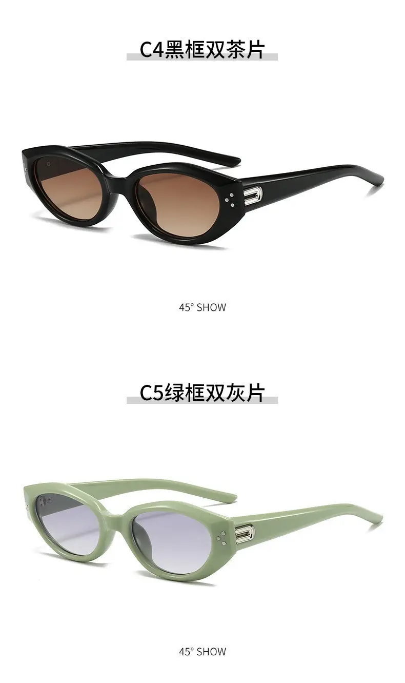 Women's Black Cat Eye Sunglasses UV400 — feature 7