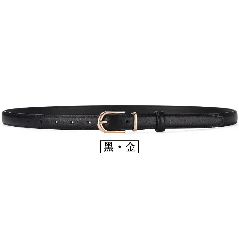 Women's Brown Cowhide Belt with Alloy Buckle β feature 18