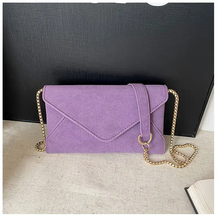 Maroon Korean Style Long Clutch Bag for Women — feature 17