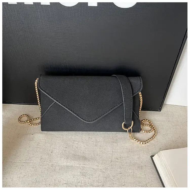 Maroon Korean Style Long Clutch Bag for Women — feature 18