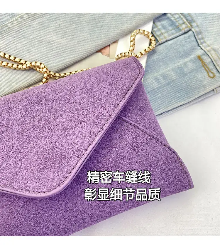 Maroon Korean Style Long Clutch Bag for Women — feature 4
