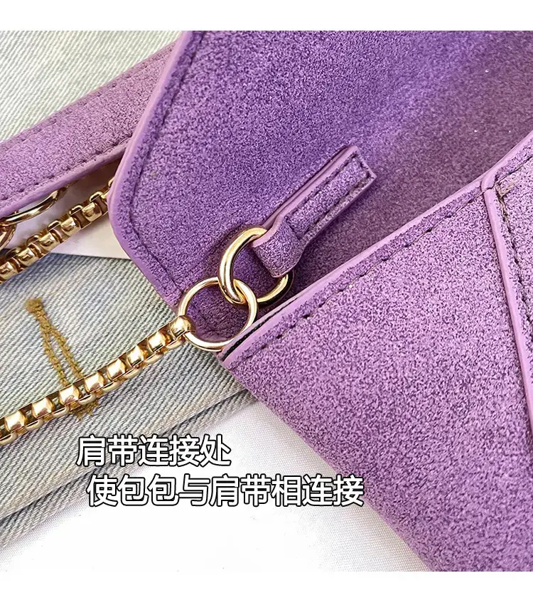 Maroon Korean Style Long Clutch Bag for Women — feature 5