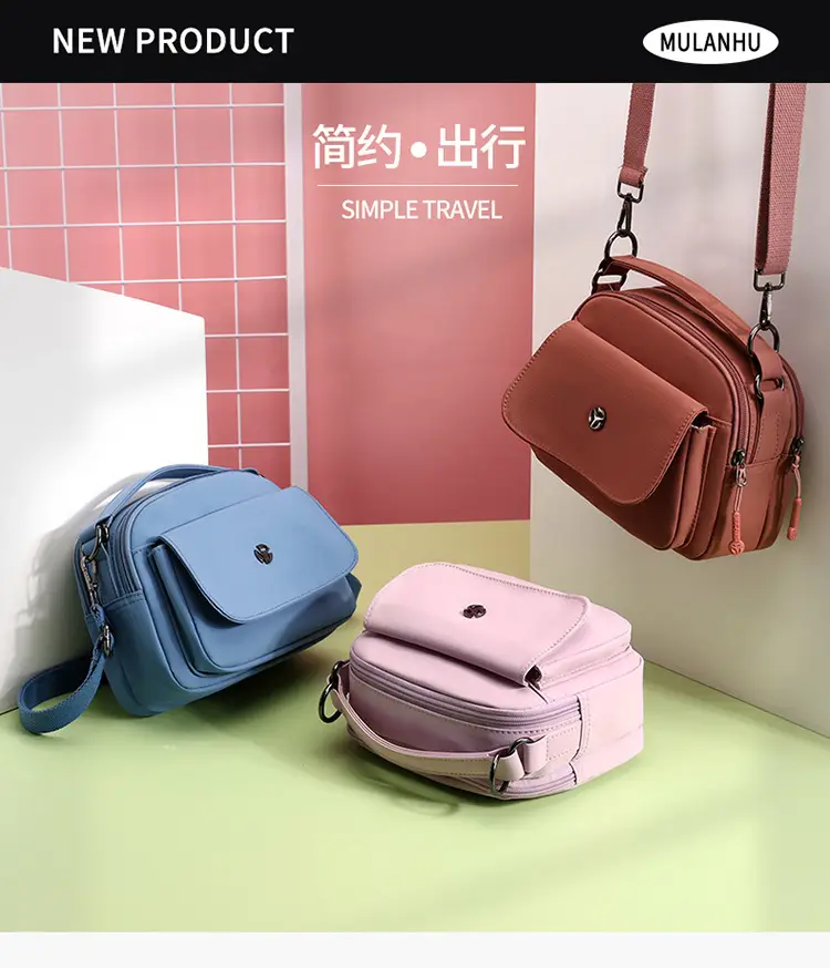 Waterproof Nylon Women's Shoulder Bag 2024 Winter New — feature 5