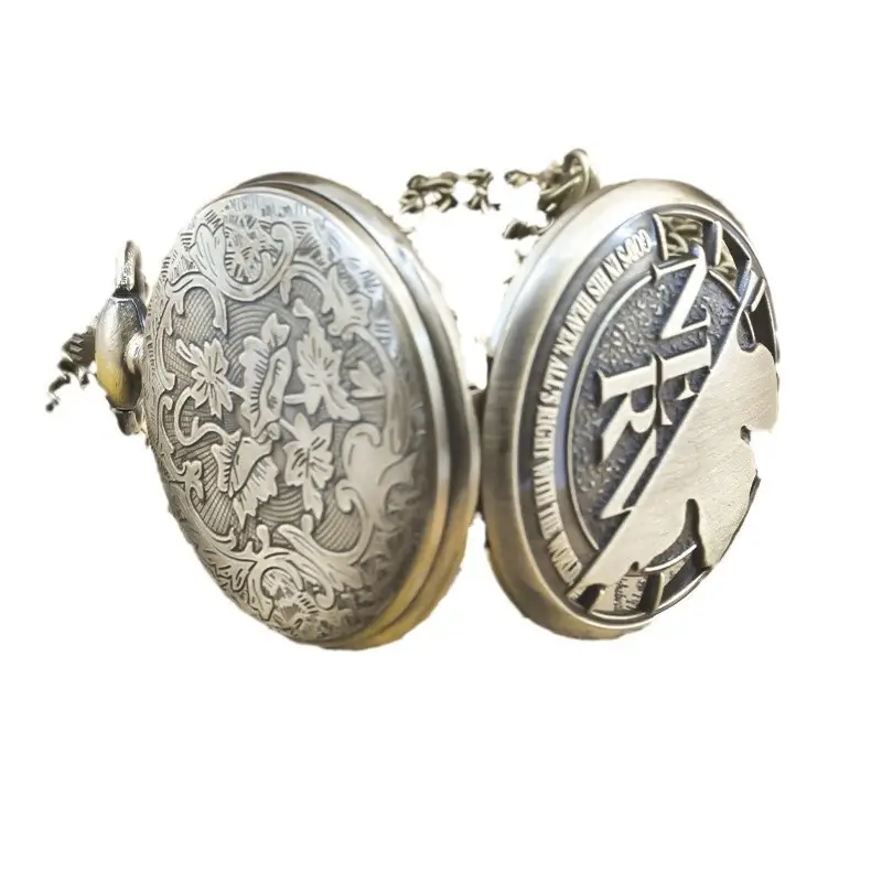 New Century Evangelical Warrior NERV Pocket Watch with Red Heart Design - Image 6