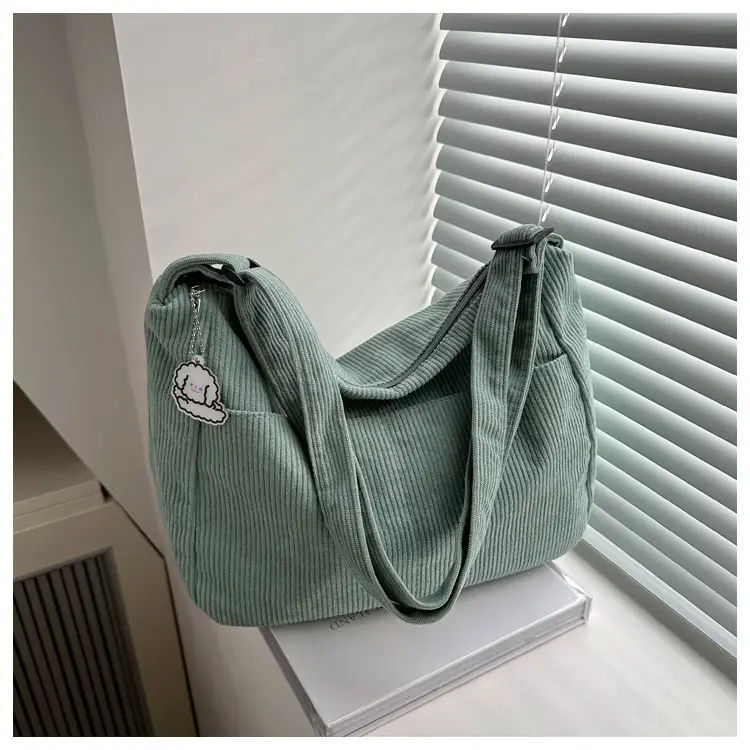 Women's Beige Cotton Shoulder Crossbody Bag with Cute Design — feature 20