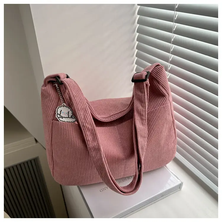 Women's Beige Cotton Shoulder Crossbody Bag with Cute Design — feature 22