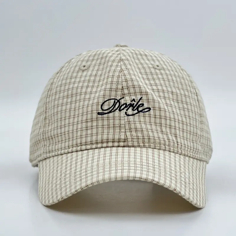 Early Spring New Houndstooth Letter Baseball Cap Men's Women's Sun Hat