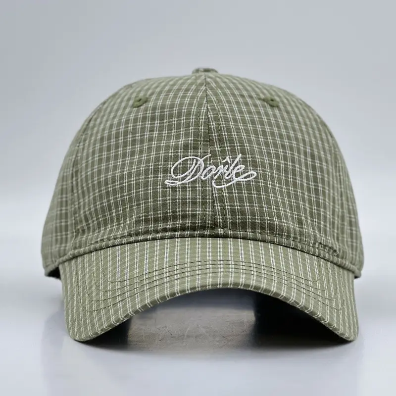Early Spring New Houndstooth Letter Baseball Cap Men's Women's Sun Hat