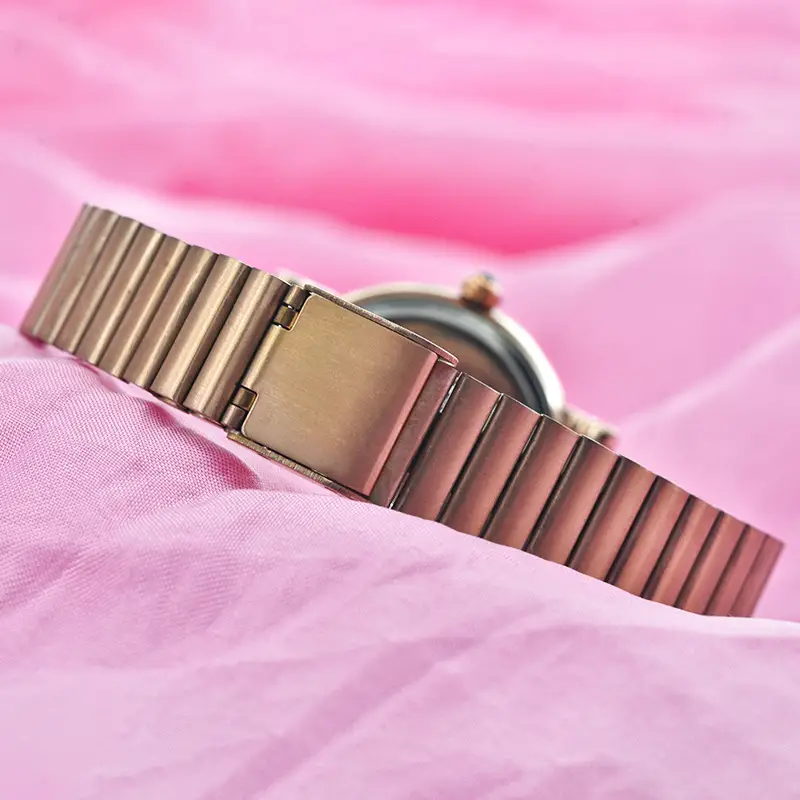 Lanugar Women's Rose Gold Quartz Watch with Mesh Band — feature 15