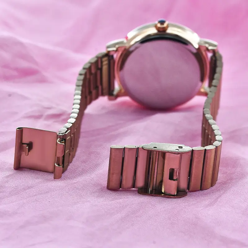 Lanugar Women's Rose Gold Quartz Watch with Mesh Band — feature 16