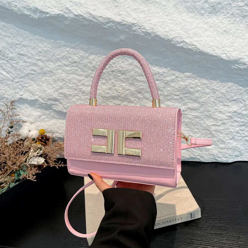 Pink Fendi Style Shoulder Crossbody Bag for Women — feature 18