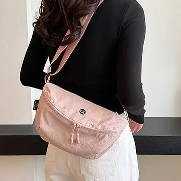Ultra-light Portable Women's Shoulder Crossbody Bag Black - Image 12
