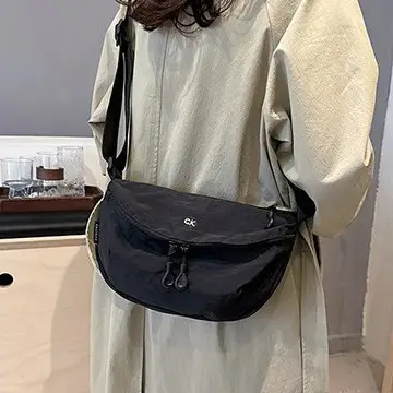 Ultra-light Portable Women's Shoulder Crossbody Bag Black - Image 13