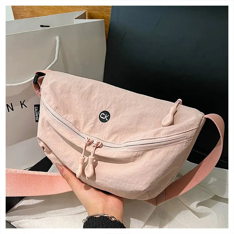 Ultra-light Portable Women's Shoulder Crossbody Bag Black — feature 23