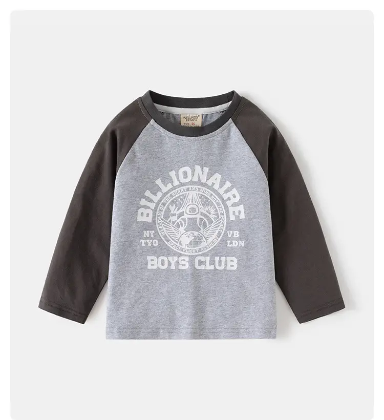 Speed Racing Boys Raglan Sleeve T-Shirt Brown Cream — feature 1