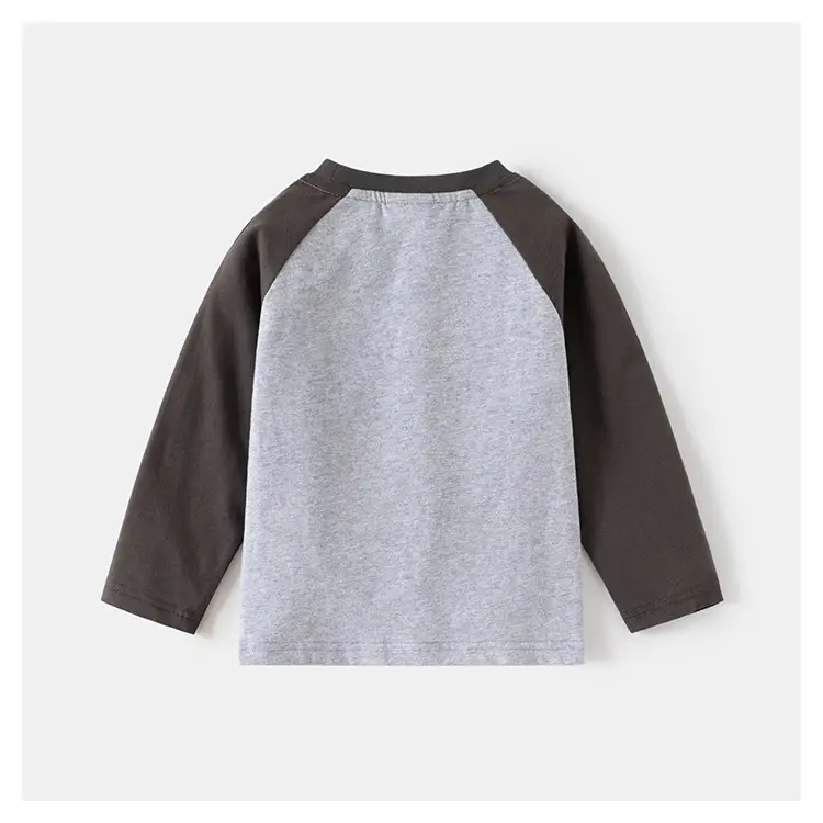 Speed Racing Boys Raglan Sleeve T-Shirt Brown Cream — feature 10