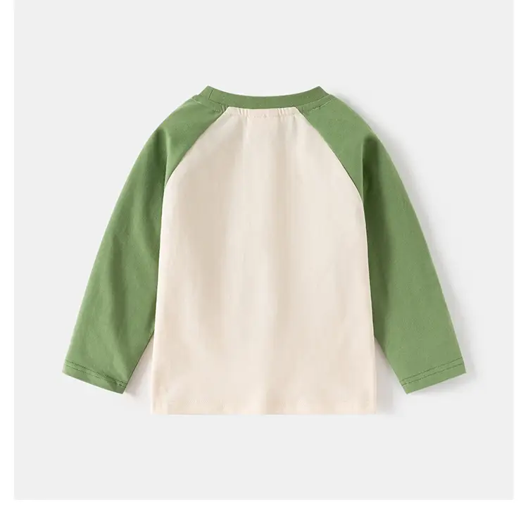 Speed Racing Boys Raglan Sleeve T-Shirt Brown Cream — feature 14