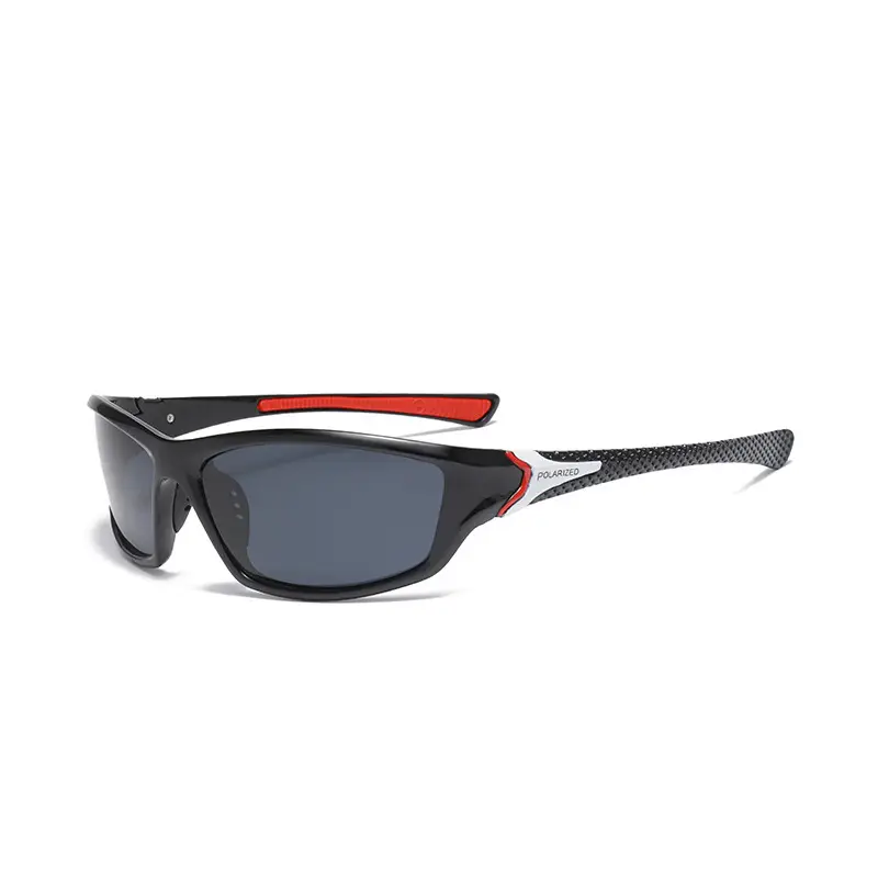 Sports Men's Polarized Sunglasses Black Grey