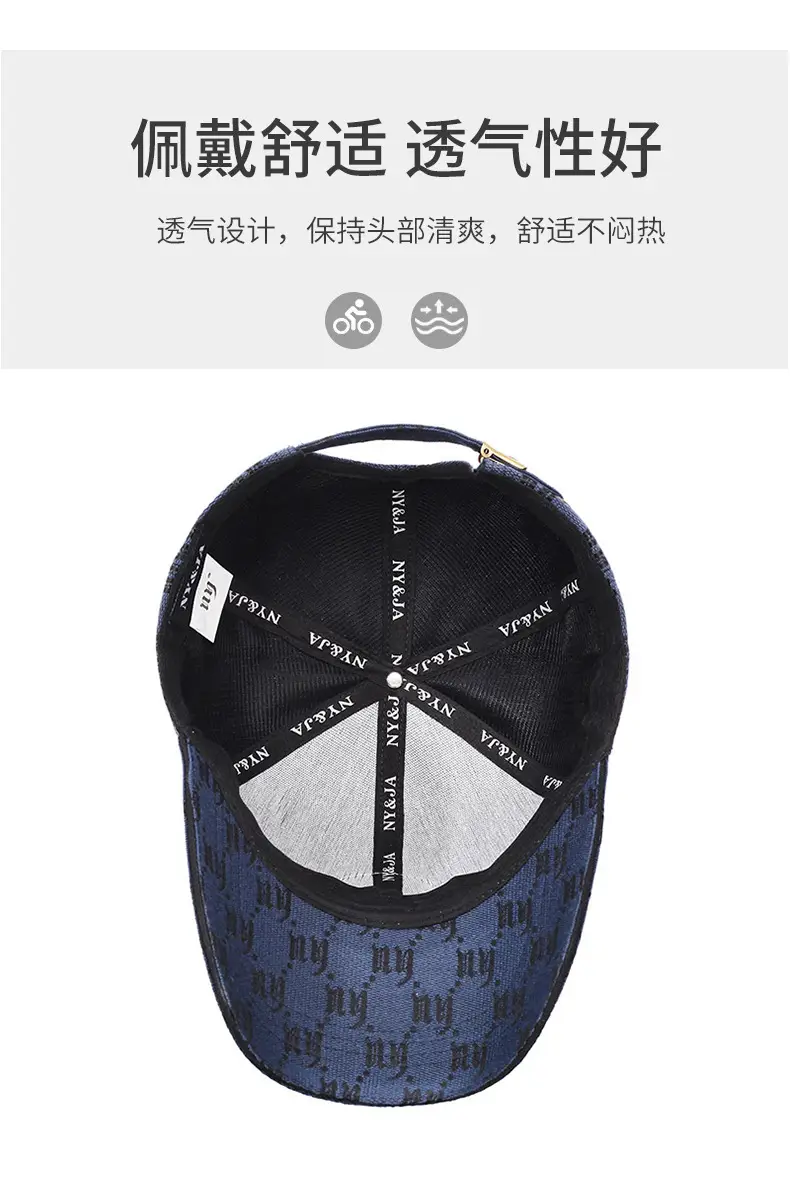 Spring Printed Baseball Cap Unisex European Style — feature 5