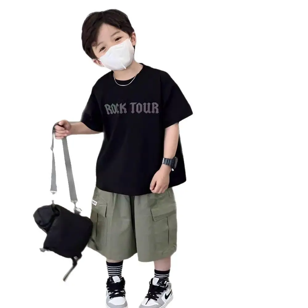 Heavy Cotton Angels Wings T-Shirt for Boys Summer Wear - Image 7