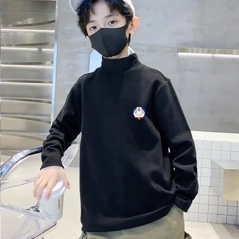 Boys German Velvet Turtleneck Black Winter Wear - Image 7