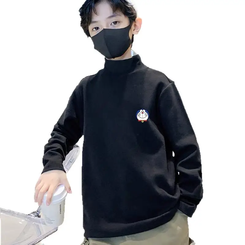Boys German Velvet Turtleneck Black Winter Wear - Image 8