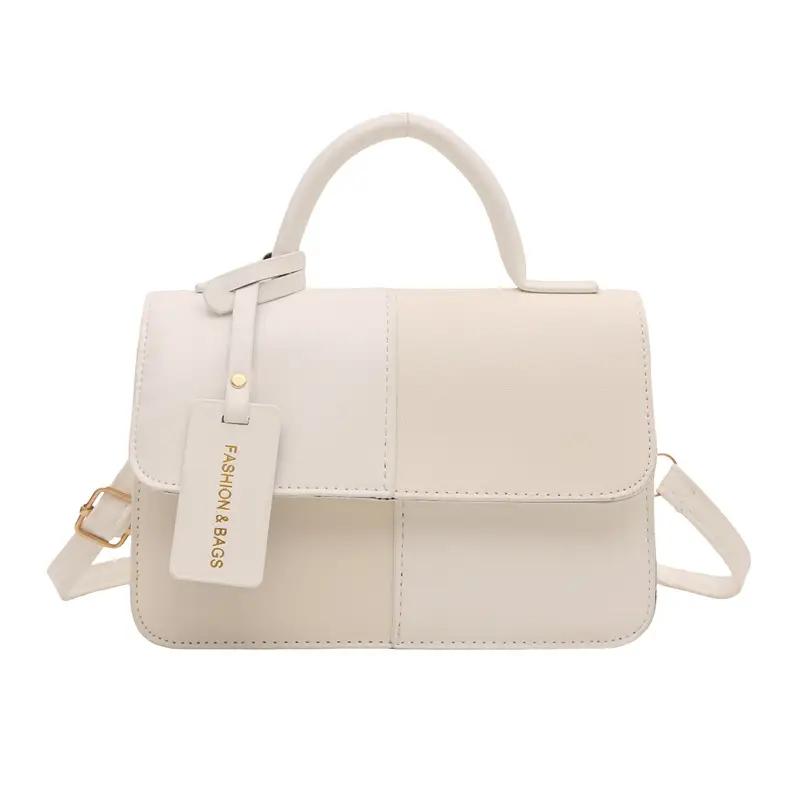 Winter Stitching 2024 Textile Trendy Crossbody Bag Small Square Bag Commuter Shoulder