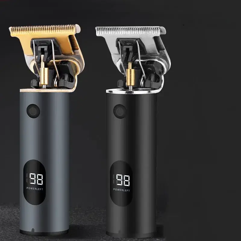 Electric Hair Clipper with Gold Finish and Precision Blade - Image 4