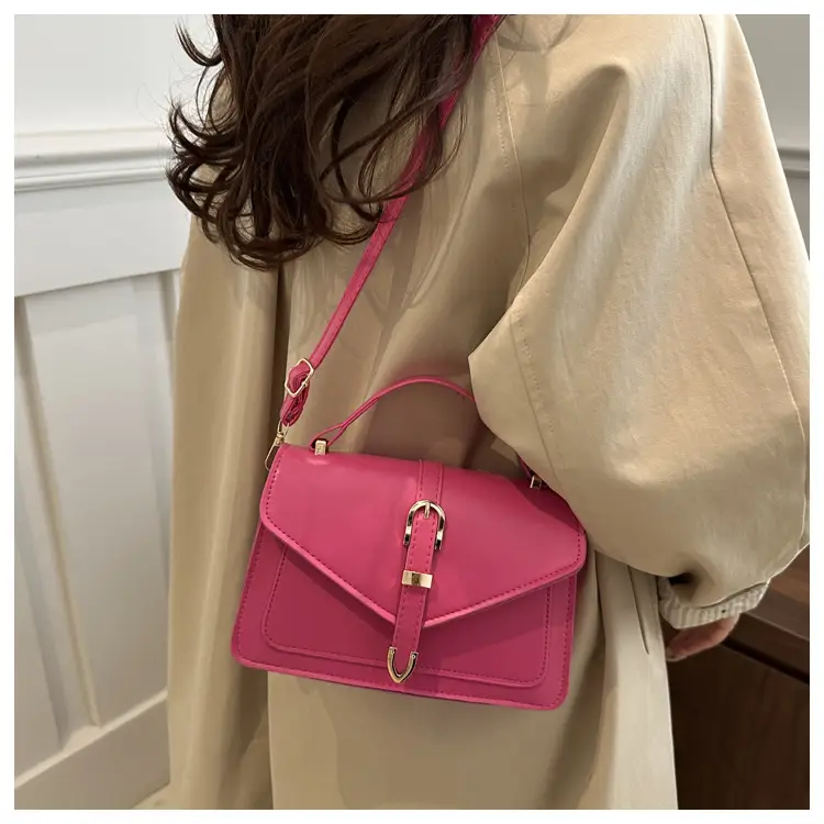 Pink Retro Shoulder Crossbody Bag for Women 2025 — feature 12