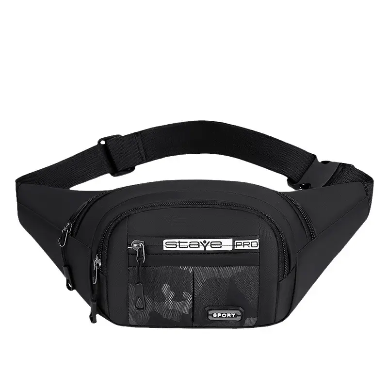 Men's Multi-Functional Waist Bag with Crossbody & Single Shoulder Design