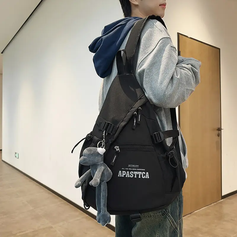 Trendy Brand Large Capacity Chest Bag Women's 2024 New Men's Sports Style Ruiying Shoulder Bag Functional Tooling Tactical Crossbody Bag - Image 6