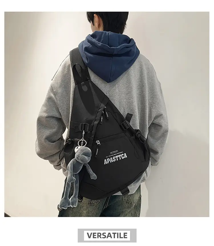 Trendy Brand Large Capacity Chest Bag Women's 2024 New Men's Sports Style Ruiying Shoulder Bag Functional Tooling Tactical Crossbody Bag — feature 11