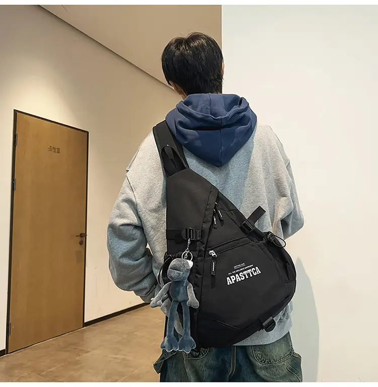 Trendy Brand Large Capacity Chest Bag Women's 2024 New Men's Sports Style Ruiying Shoulder Bag Functional Tooling Tactical Crossbody Bag — feature 13