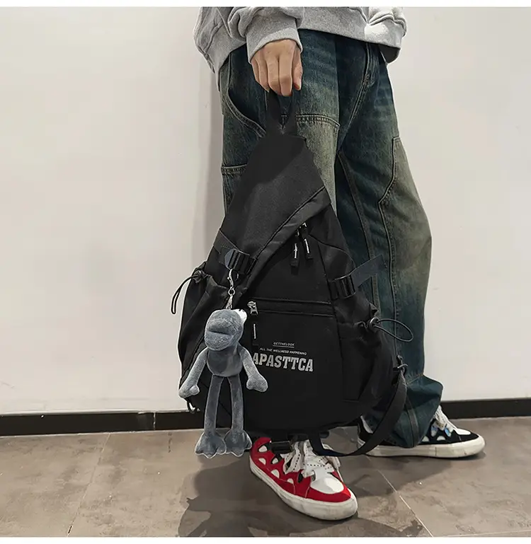Trendy Brand Large Capacity Chest Bag Women's 2024 New Men's Sports Style Ruiying Shoulder Bag Functional Tooling Tactical Crossbody Bag — feature 15