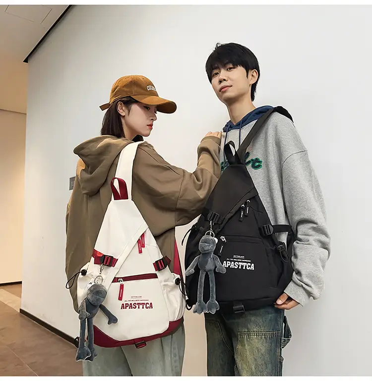 Trendy Brand Large Capacity Chest Bag Women's 2024 New Men's Sports Style Ruiying Shoulder Bag Functional Tooling Tactical Crossbody Bag — feature 17