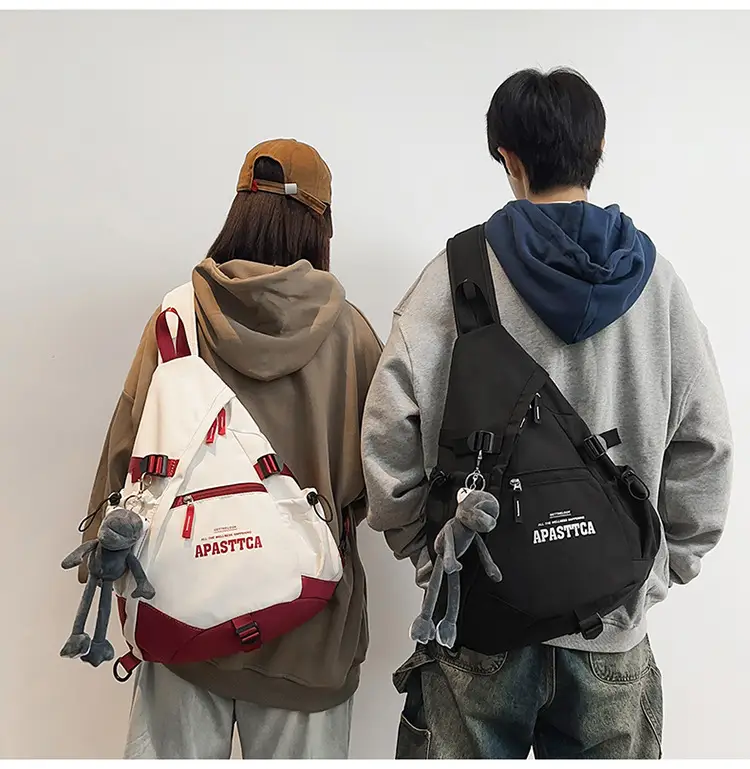 Trendy Brand Large Capacity Chest Bag Women's 2024 New Men's Sports Style Ruiying Shoulder Bag Functional Tooling Tactical Crossbody Bag — feature 18