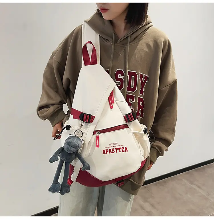 Trendy Brand Large Capacity Chest Bag Women's 2024 New Men's Sports Style Ruiying Shoulder Bag Functional Tooling Tactical Crossbody Bag — feature 22