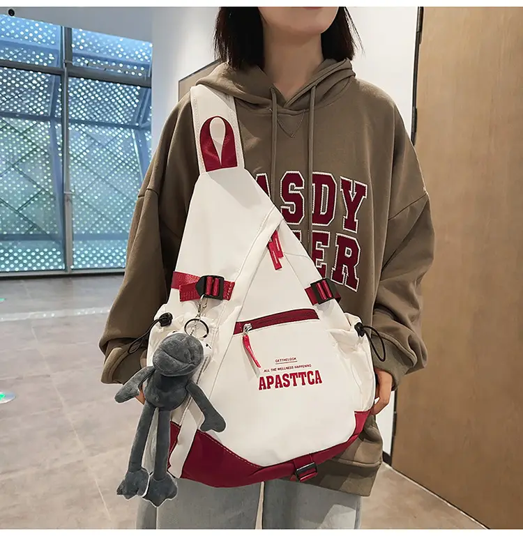 Trendy Brand Large Capacity Chest Bag Women's 2024 New Men's Sports Style Ruiying Shoulder Bag Functional Tooling Tactical Crossbody Bag — feature 24