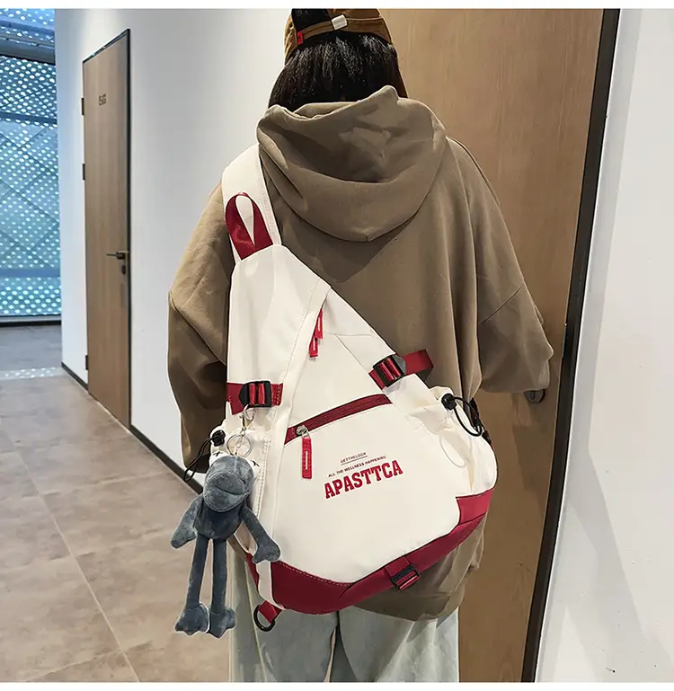 Trendy Brand Large Capacity Chest Bag Women's 2024 New Men's Sports Style Ruiying Shoulder Bag Functional Tooling Tactical Crossbody Bag — feature 25