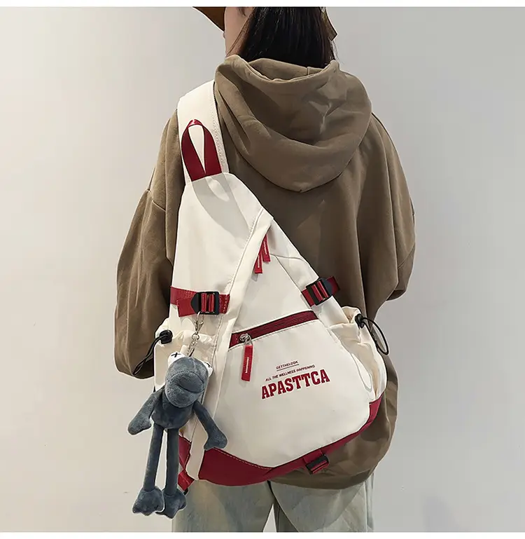 Trendy Brand Large Capacity Chest Bag Women's 2024 New Men's Sports Style Ruiying Shoulder Bag Functional Tooling Tactical Crossbody Bag — feature 27