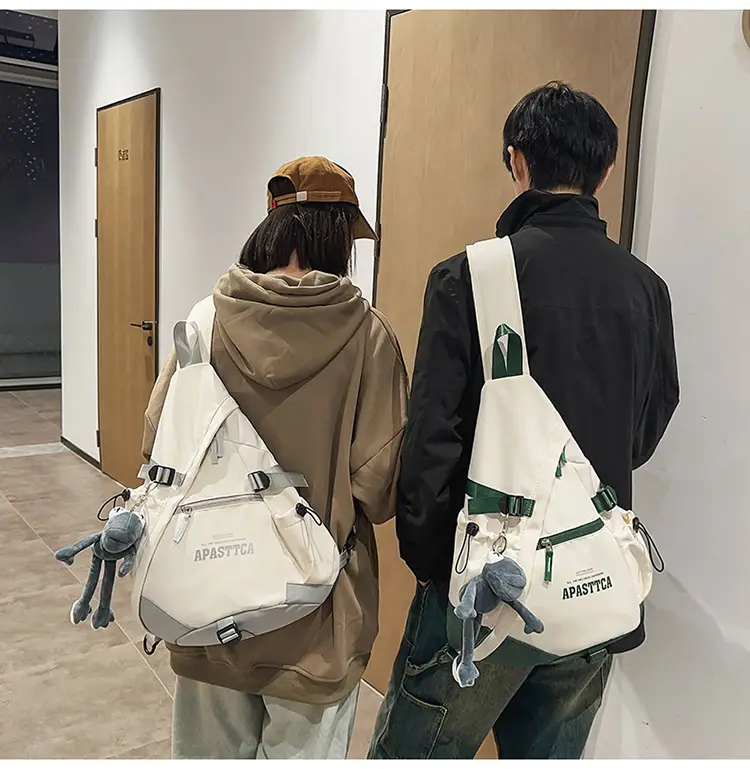 Trendy Brand Large Capacity Chest Bag Women's 2024 New Men's Sports Style Ruiying Shoulder Bag Functional Tooling Tactical Crossbody Bag — feature 29