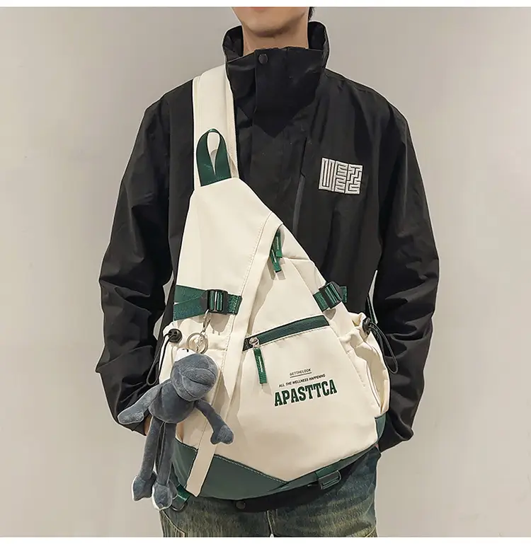 Trendy Brand Large Capacity Chest Bag Women's 2024 New Men's Sports Style Ruiying Shoulder Bag Functional Tooling Tactical Crossbody Bag — feature 35