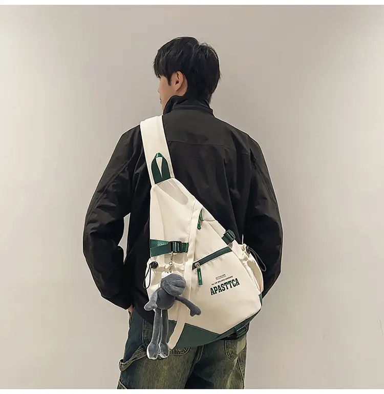 Trendy Brand Large Capacity Chest Bag Women's 2024 New Men's Sports Style Ruiying Shoulder Bag Functional Tooling Tactical Crossbody Bag — feature 37