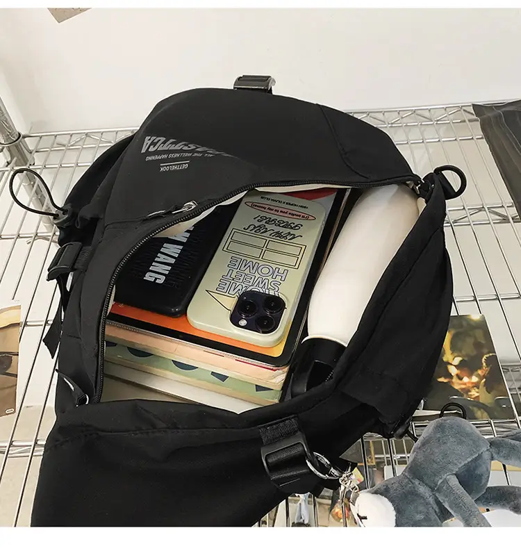 Trendy Brand Large Capacity Chest Bag Women's 2024 New Men's Sports Style Ruiying Shoulder Bag Functional Tooling Tactical Crossbody Bag — feature 57