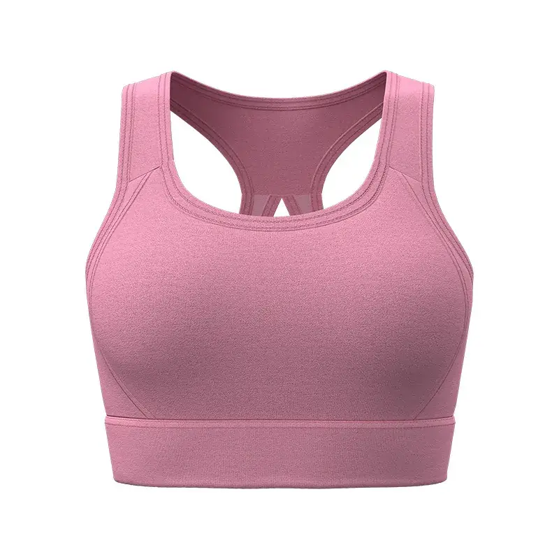I-Shape Buckle Sports Bra Purple Women - Image 10