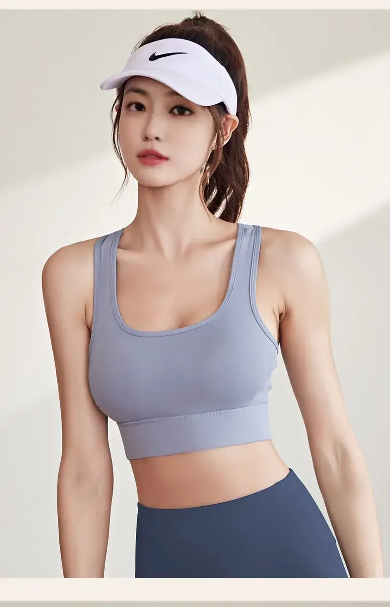 I-Shape Buckle Sports Bra Purple Women — feature 12