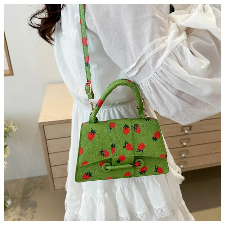 Cute Strawberry Printed Crossbody Bag Women 2024 — feature 16