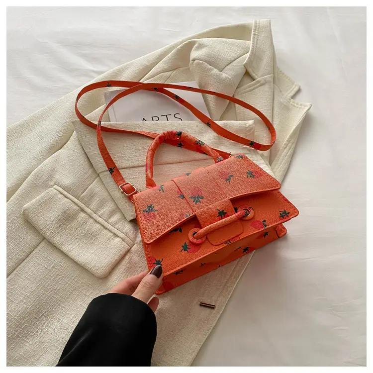 Cute Strawberry Printed Crossbody Bag Women 2024 - Image 4