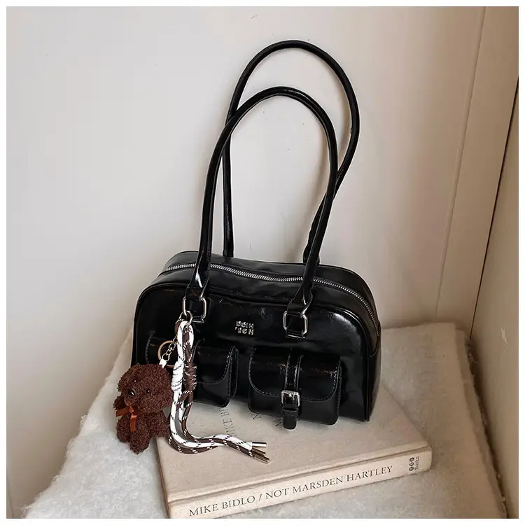 Xiaozhong Retro Shoulder Bag Brown 2024 Winter — feature 24